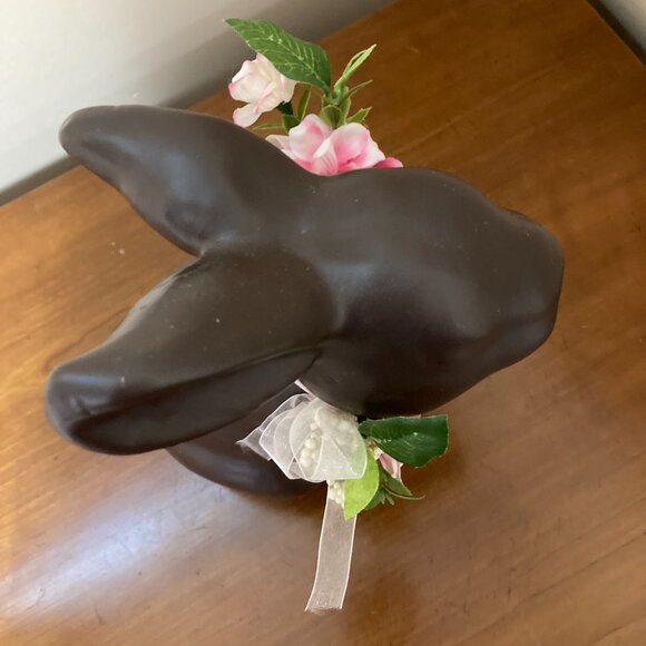 Decorative Chocolate Brown Plastic Easter Bunny Rabbit - Picture 5 of 7